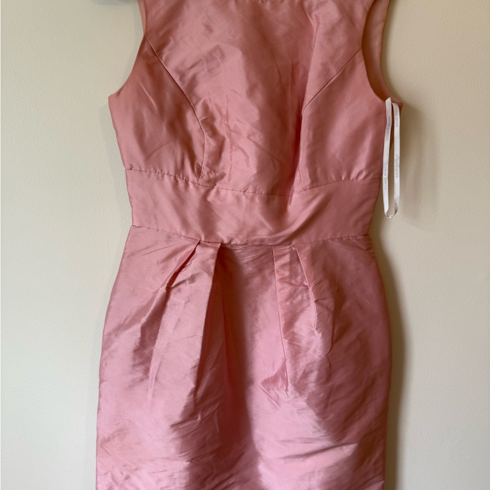 Alfred Sung Pink Bridesmaid Wedding Dress